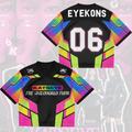 Katseye The Wildworld Tour 2026 Mesh Jersey Colorful Eyekons Fan Concert Outfit for Kid Fans