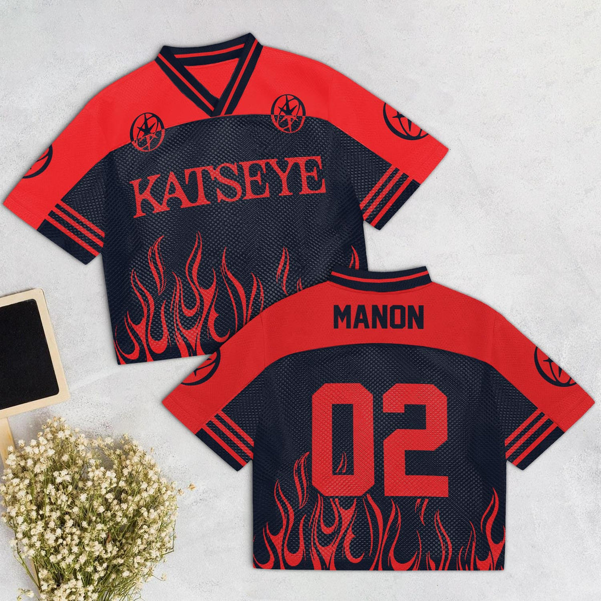 KATSEYE : The Beautiful Chaos Tour Mixed Mesh Jersey Ver 2