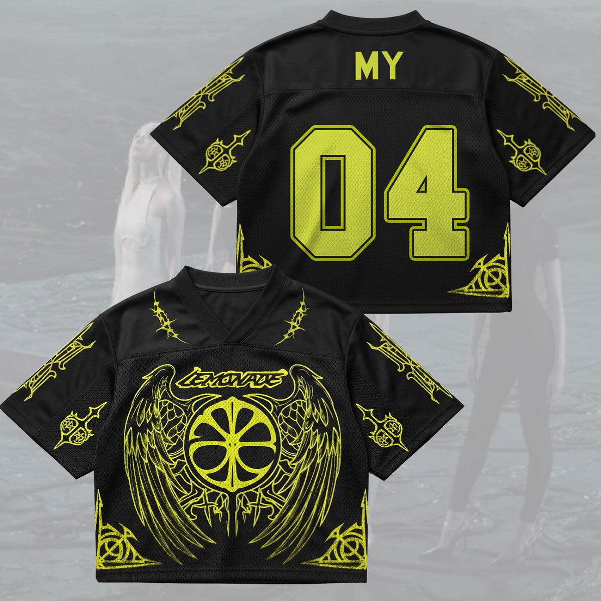 Lemonade Aespa Comeback World Tour Mix Mesh Jersey