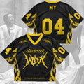 Metalic Lemonade Aespa Whole Different Animal Mix Mesh Jersey