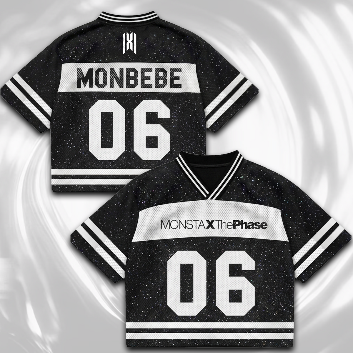 Star Night Monsta X The Phase Mixed Mesh Jersey Nexus Outfit Fan Edition
