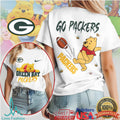 Green Bay Packers Official NFL Winnie The Pooh Go Shirt - Limotees LLC
