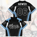 Epic Strange Muse Sporty Blue Mixed MeshJersey Gift for Fans