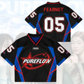 Sporty Le Sserafim PureFLow World Tour Mixed Mesh Jersey Gift For Fans