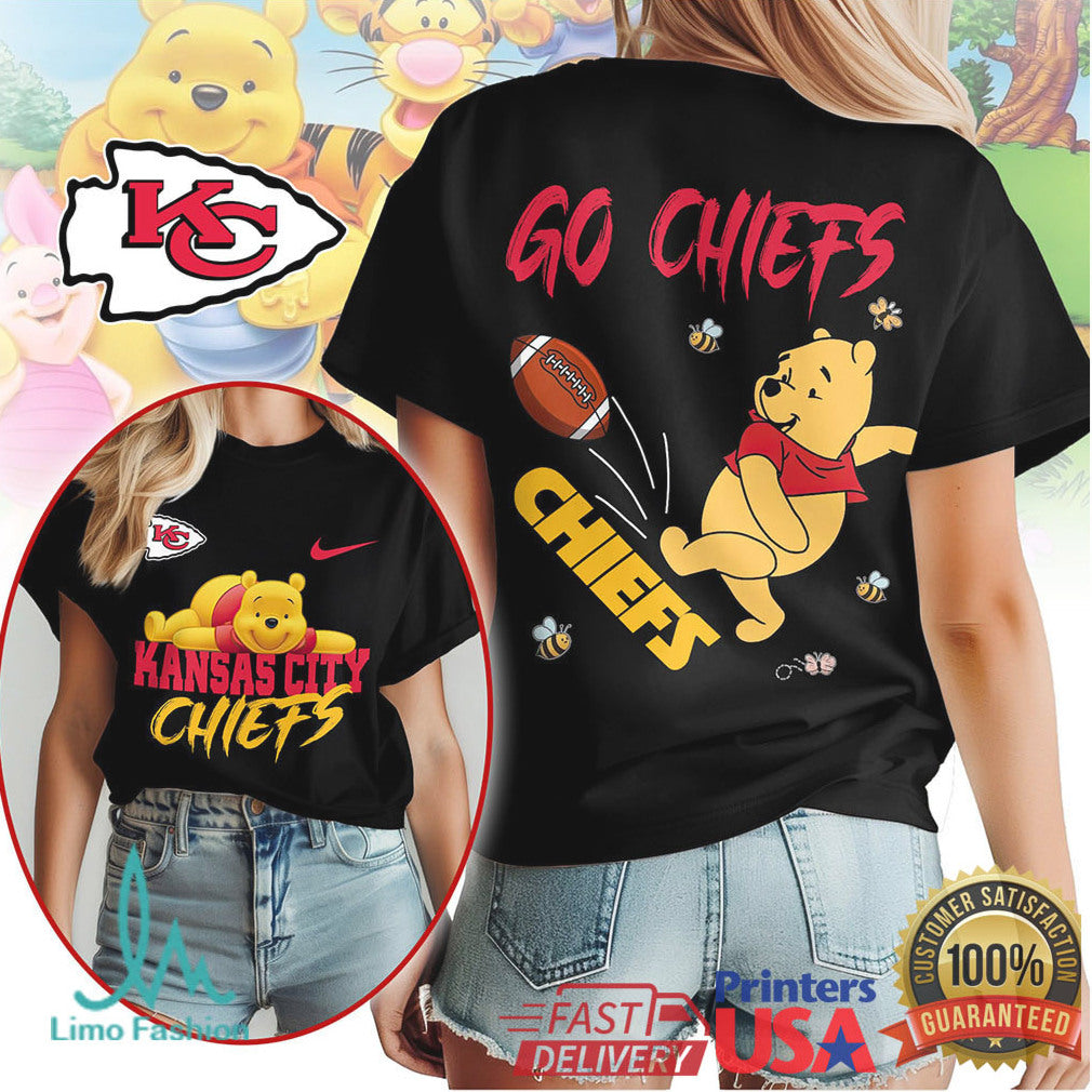 Kansas City Chiefs Official NFL Winnie The Pooh Go Shirt