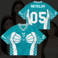 Red Velvet Cosmic Velvet Summer Mermaid Mixed Mesh Jersey Gift For Fans