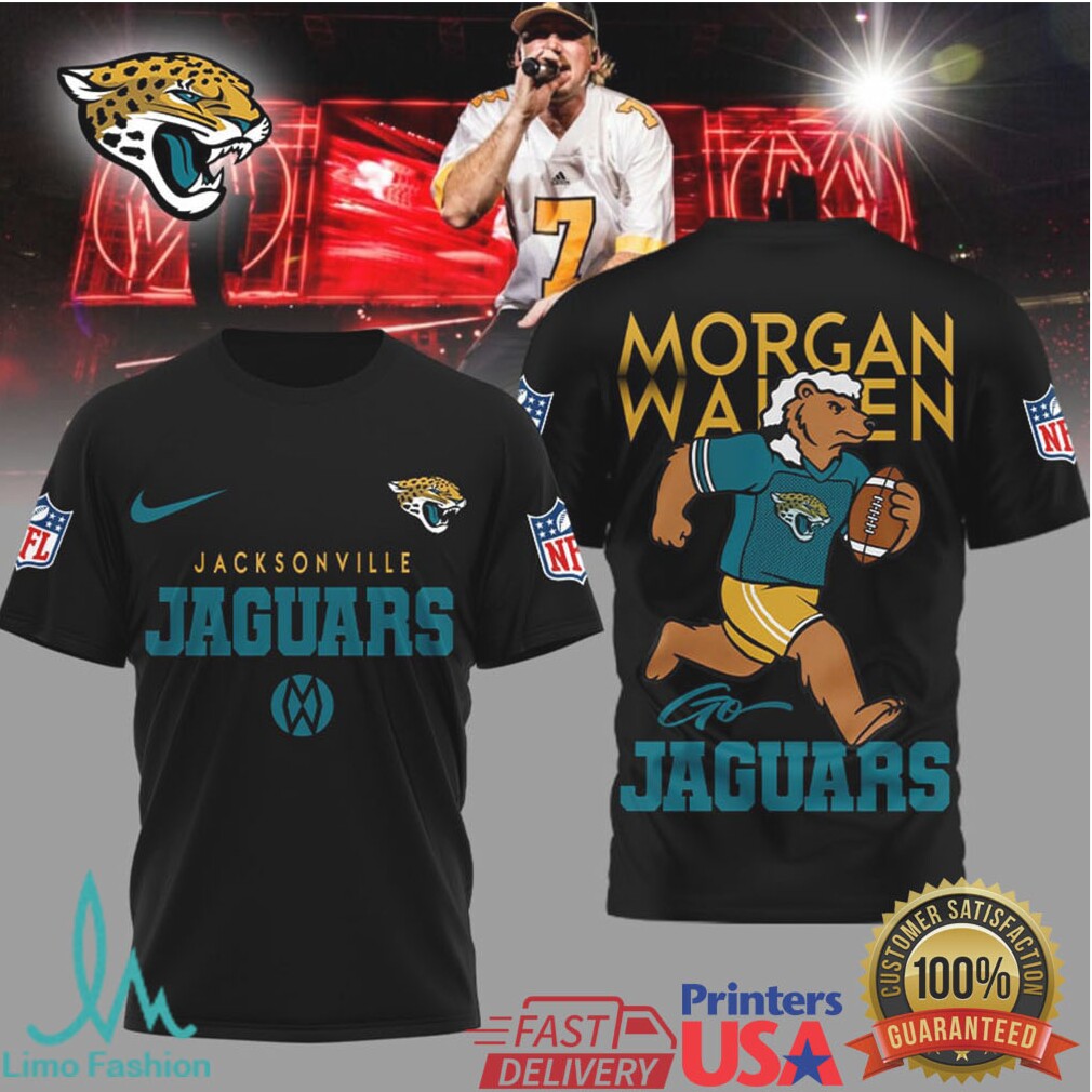 Jacksonville Jaguars Official NFL Morgan Wallen Fan 3D Shirt - Limotees LLC