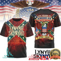 Lynyrd Skynyrd 250 Years of American Freedom 1776 2026 Tribute T Shirt