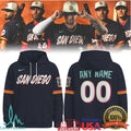 Personalized San Diego Padres City Connect Custom Name Number 2026 Fan Baseball Apparel T Shirt - Limotees LLC