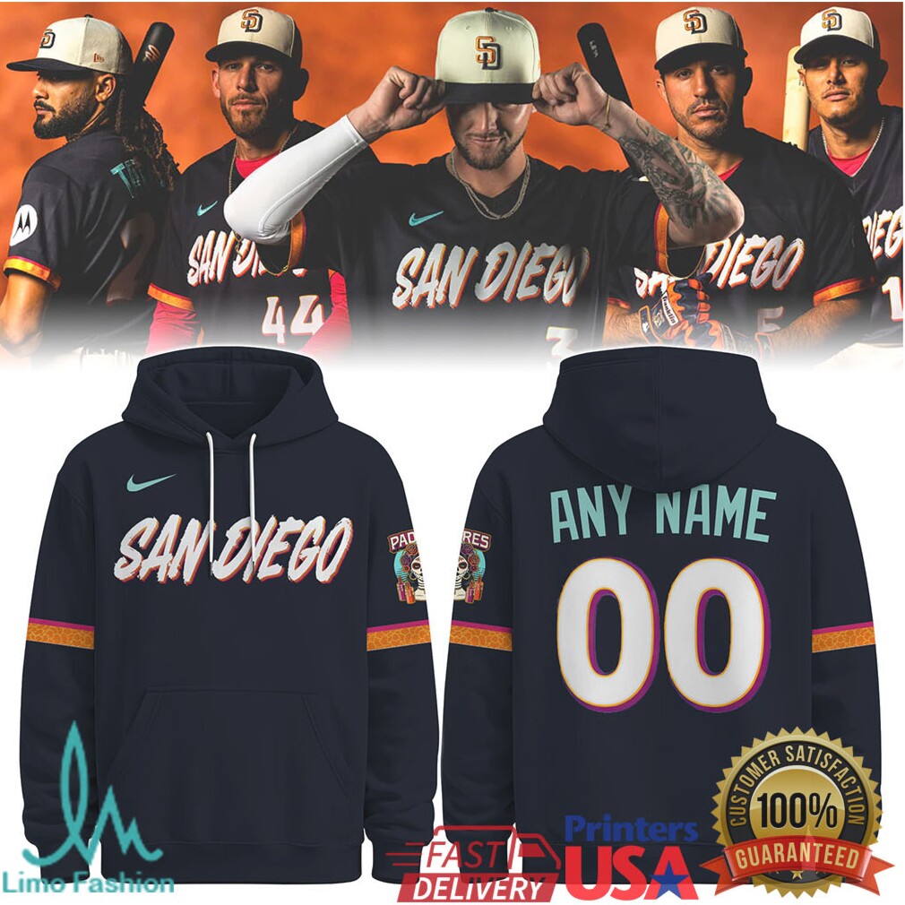 Personalized San Diego Padres City Connect Custom Name Number 2026 Fan Baseball Apparel T Shirt - Limotees LLC