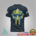 Los Angeles Chargers Official NFL x MF DOOM 3D Shirt - Limotees LLC