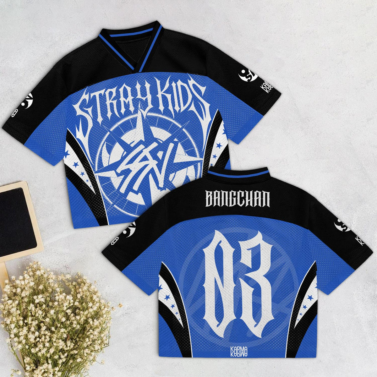 SKZOO Stray Kids Album Karma Mixed Mesh Jersey