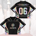 Fairycore Katseye The Wildworld Tour Mixed Mesh Jersey Top Gift For Fans