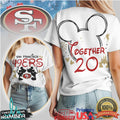 San Francisco 49ers Official NFL Valentine Mickey Together Shirt - Limotees LLC
