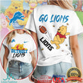 Detroit Lions Official NFL Winnie The Pooh Go Shirt - Limotees LLC