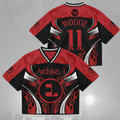 Red Fire Archive 1  Woodz World Tour Mixed Mesh Jersey Fan Edition