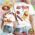 San Francisco 49ers Official NFL Winnie The Pooh Go Shirt - Limotees LLC