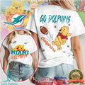 Miami Dolphins Official NFL Winnie The Pooh Go Shirt - Limotees LLC